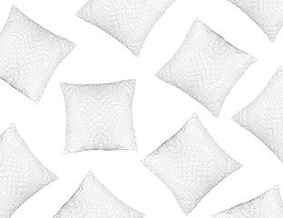 Image showing White pillows