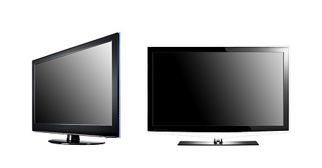 Image showing two LCD high definition flat screen TV