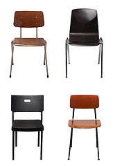 Image showing Assortment of chairs isolated