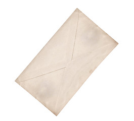 Image showing Old envelope isolated