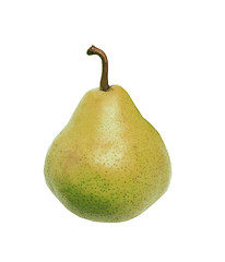 Image showing Ripe pear isolated on white background