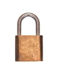 Image showing Gold lock