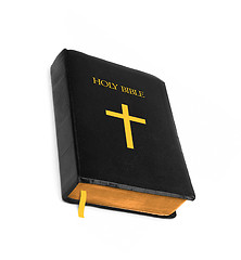 Image showing Bible on white background