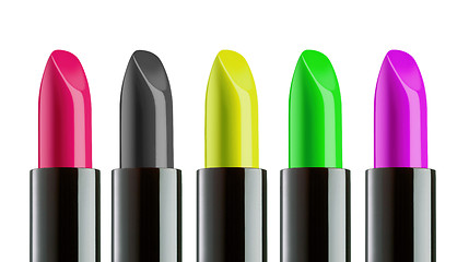 Image showing Color Lipstick palette isolated over a white background