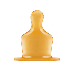 Image showing latex nipple for kids isolated