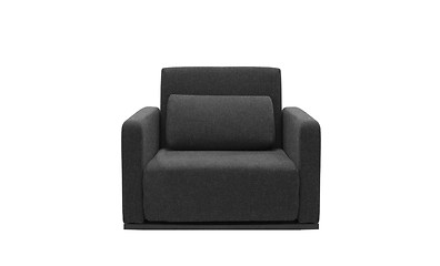 Image showing black sofa