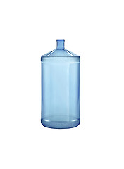 Image showing Big water bottle. On a white background.