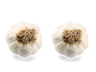 Image showing two garlic cloves