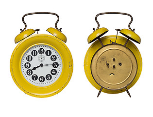 Image showing front and back of  alarm clock