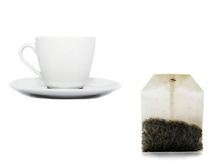 Image showing tea bag and a cup