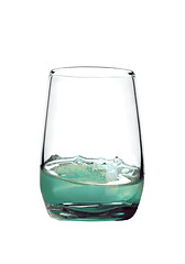 Image showing cocktail splash isolated on a white background