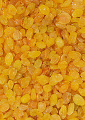 Image showing Golden raisins background