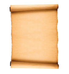 Image showing scrolled old paper