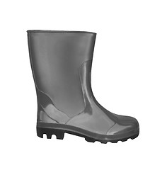 Image showing Rubber boot on white background