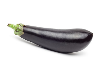 Image showing Fresh eggplant isolated on white