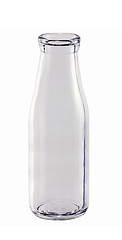 Image showing Empty Milk bottle isolated