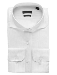 Image showing White shirt isolated on white background