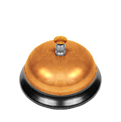 Image showing school bell isolated