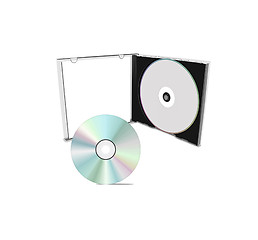 Image showing DVD case isolated