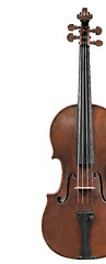 Image showing Classical violin - isolated (white background)