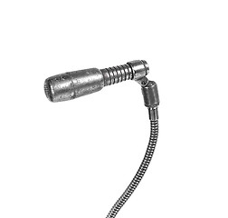 Image showing vintage microphone isolated