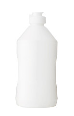 Image showing White plastic bottle isolated