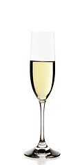 Image showing glass of champagne, isolated on a white background.