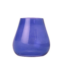 Image showing Blue vase isolated on white background