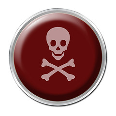 Image showing Skull Button