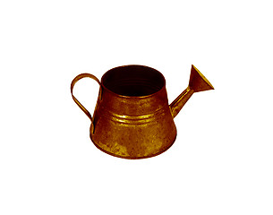 Image showing watering can on white background