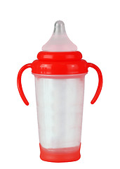 Image showing Baby bottle on a white background