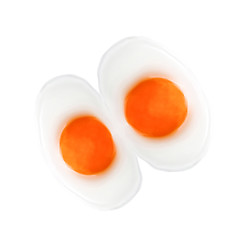 Image showing Double fried egg
