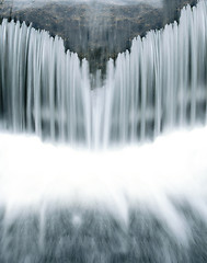 Image showing waterfall close-up