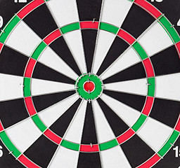 Image showing Dart board macro