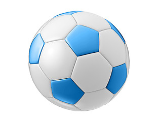 Image showing blue football ball