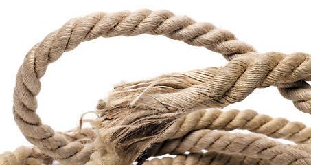 Image showing ship rope and knot