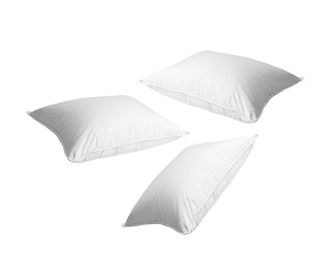 Image showing close up of a pillow on white background