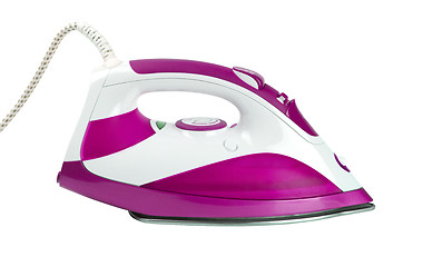 Image showing Steam iron isolated on white background