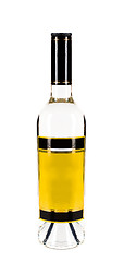 Image showing bottle of vodka isolated on white