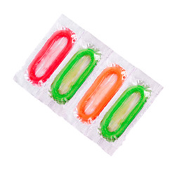 Image showing Colorful condoms