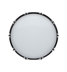 Image showing bass drum isolated on white 