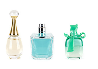 Image showing three perfumes in bottles