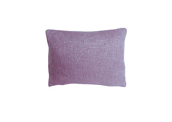 Image showing purple pillow isolated on white