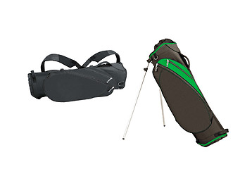 Image showing Golf bags