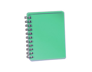 Image showing Green color Cover Note Book