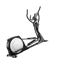 Image showing Elliptical gym machine over white background