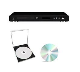 Image showing DVD player with cd disk