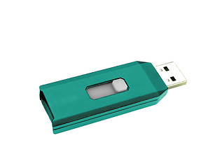 Image showing Flash drive isolated on white