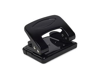 Image showing Black office hole punch on a white background