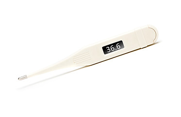 Image showing Digital electronic thermometer isolated